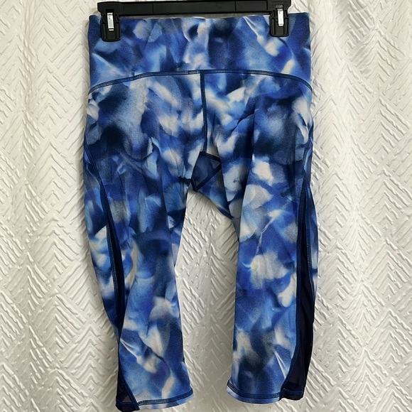 Lululemon Wunder Under Hi-Rise 1/2 Tight Luxtreme Blush Blossom Alpine Size 8 - Picture 4 of 6